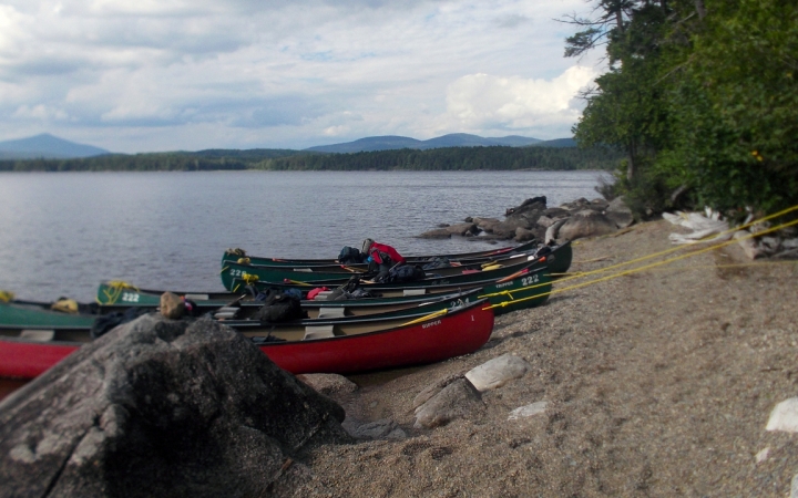 learn to canoe in Maine