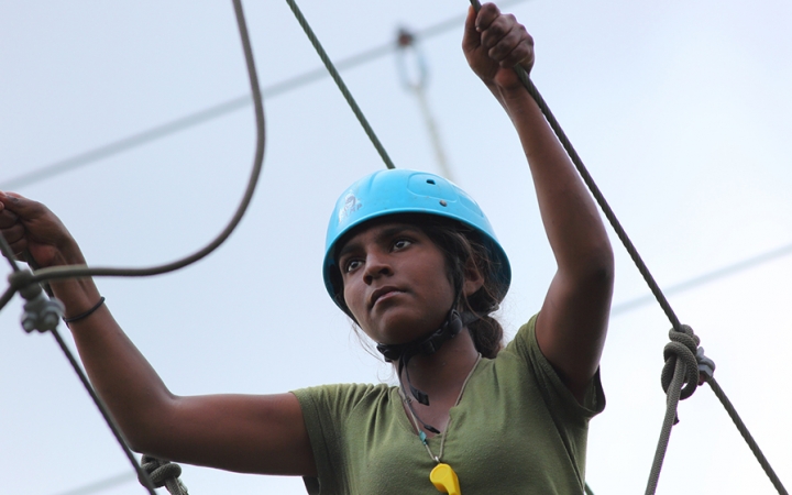 ropes course for at risk girls